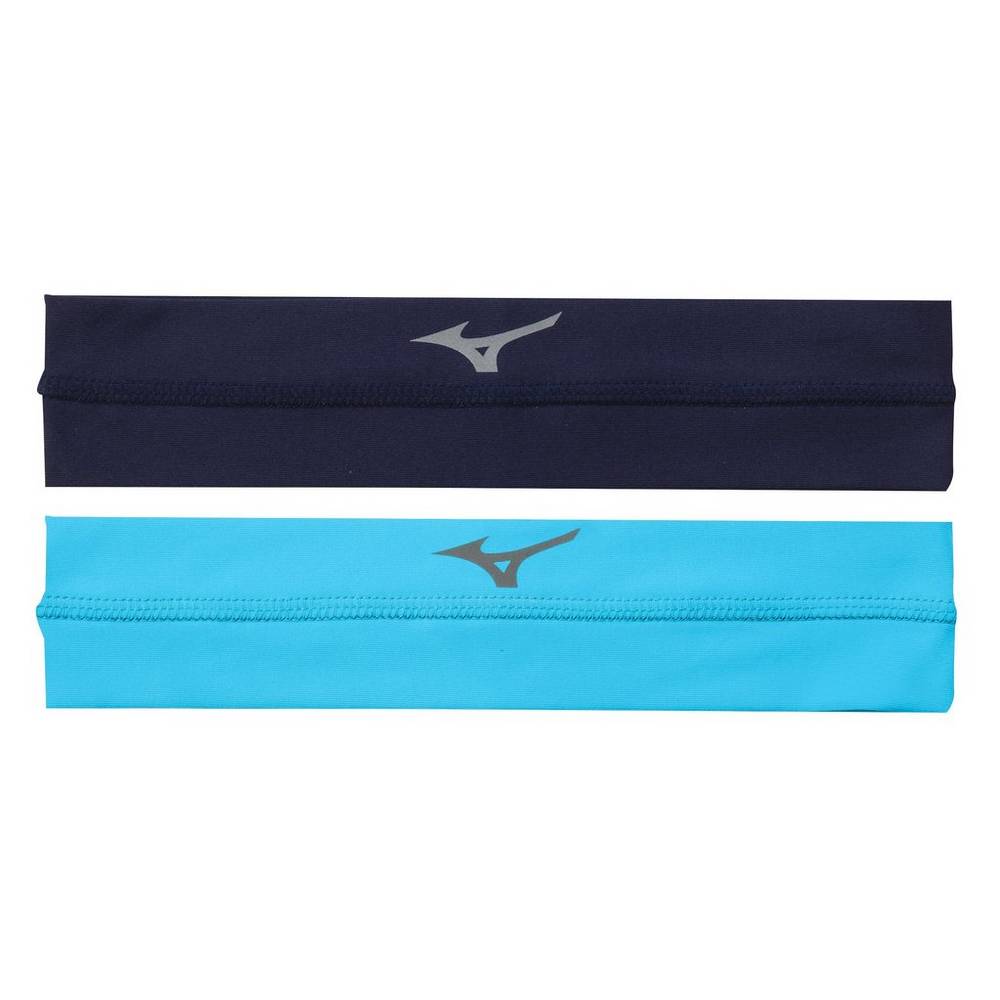 Mizuno Men's Viktory Volleyball Headband Navy/Light Blue (480179-YKR)